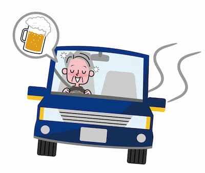 飲酒運転で事故